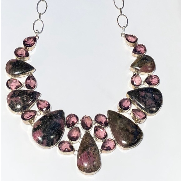 Robin's Nest Jewels Jewelry - Rhodonite necklace